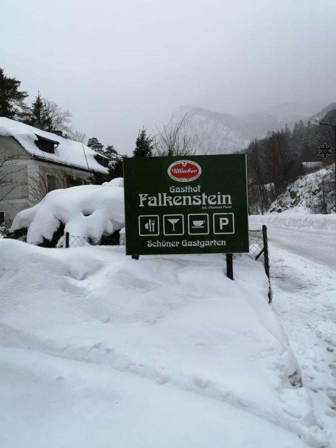 Gasthof Zum Falkenstein Schwarzau im Gebirge Exterior foto